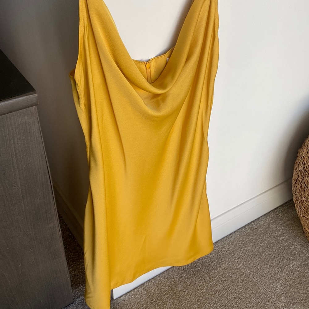 Missguided mustard dress